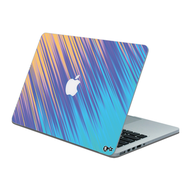 DJ Skins Laptop Skin STRIPES (GELB – BLAU)